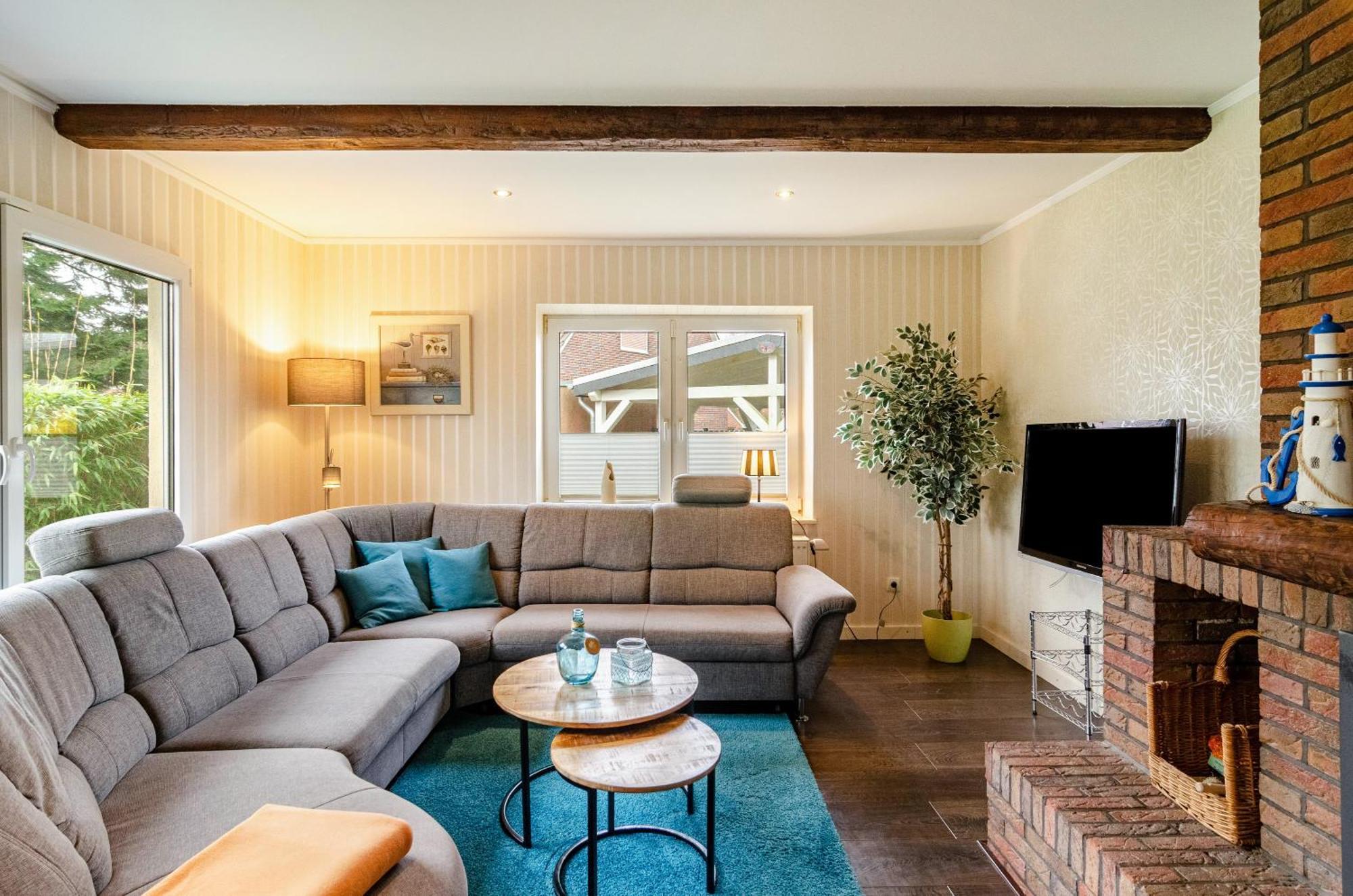 Nordsee Ferienwohnung 9 Personen Schillig Extérieur photo