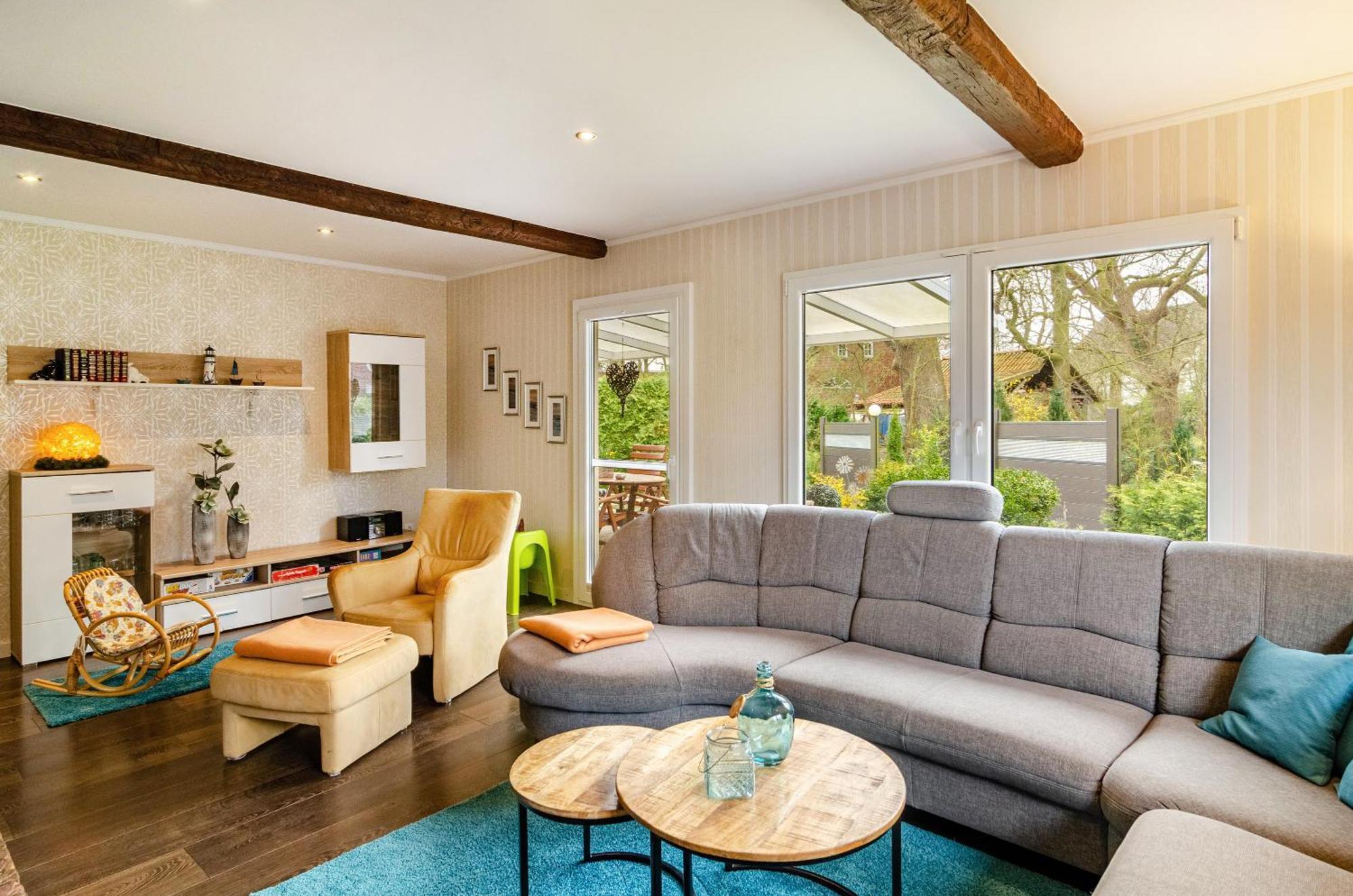 Nordsee Ferienwohnung 9 Personen Schillig Extérieur photo